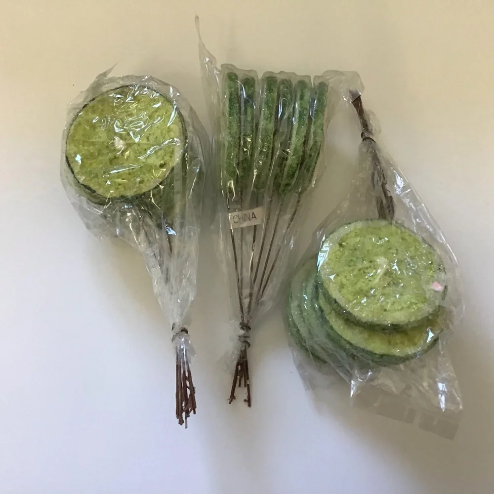 Artificial Lime Picks 18 picks 6” long